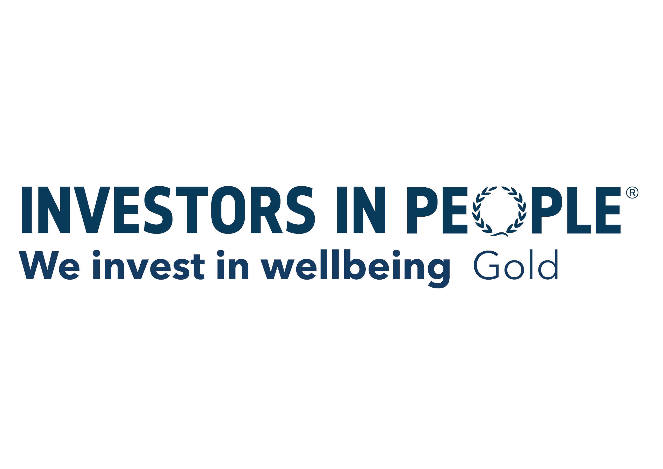 Investors in people, we invest in well-being gold logo English