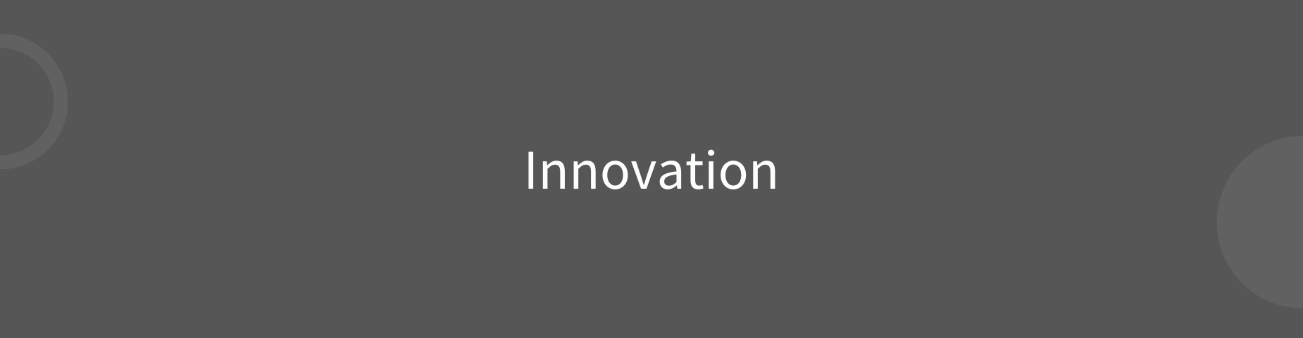 Innovation Header English