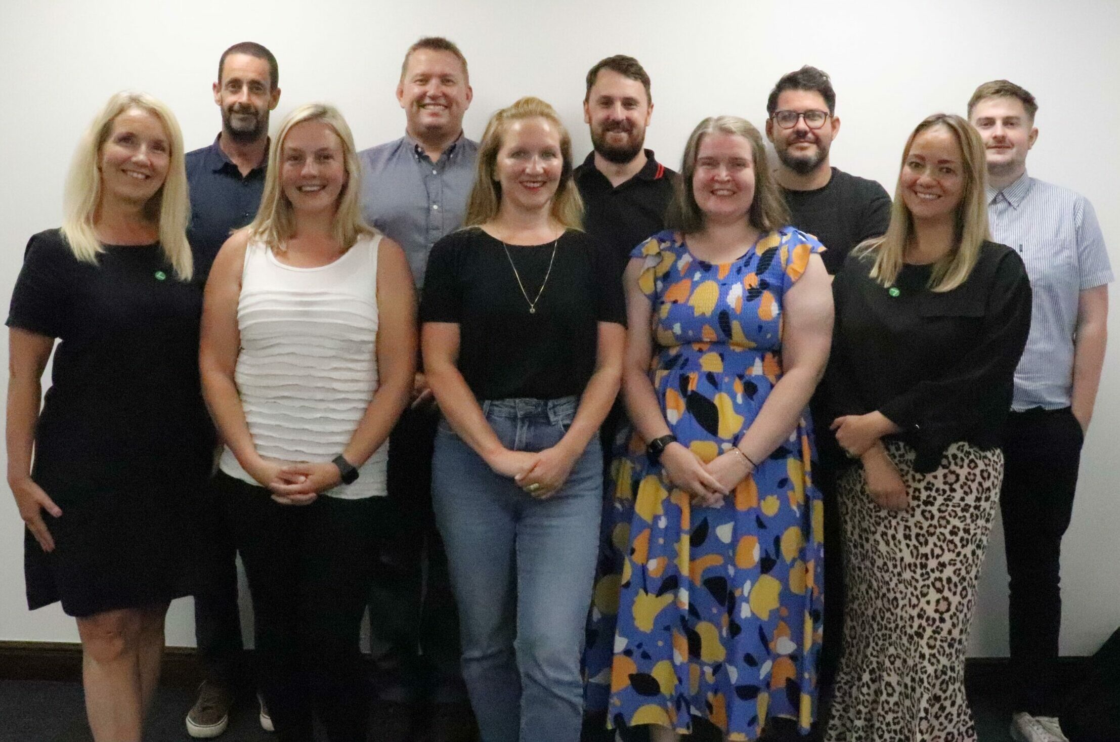 Group photo of team